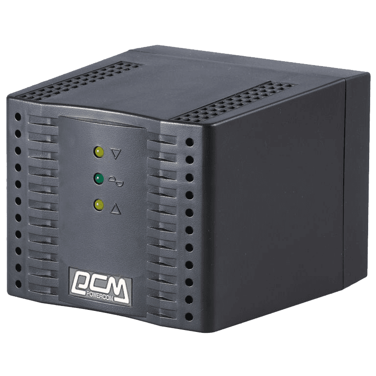 Стабилизатор напряжения/ Powercom TCA-1200 Black Tap-Change, 600W