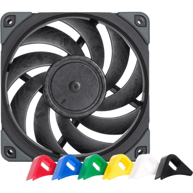 Кулер для корпуса/ Case Cooler Noctua NF-A12x25 PWM chromax.black.swap (120x120x25mm, 4-pin PWM, 60.09CFM, 22.6dBA, 2000RPM, Black)