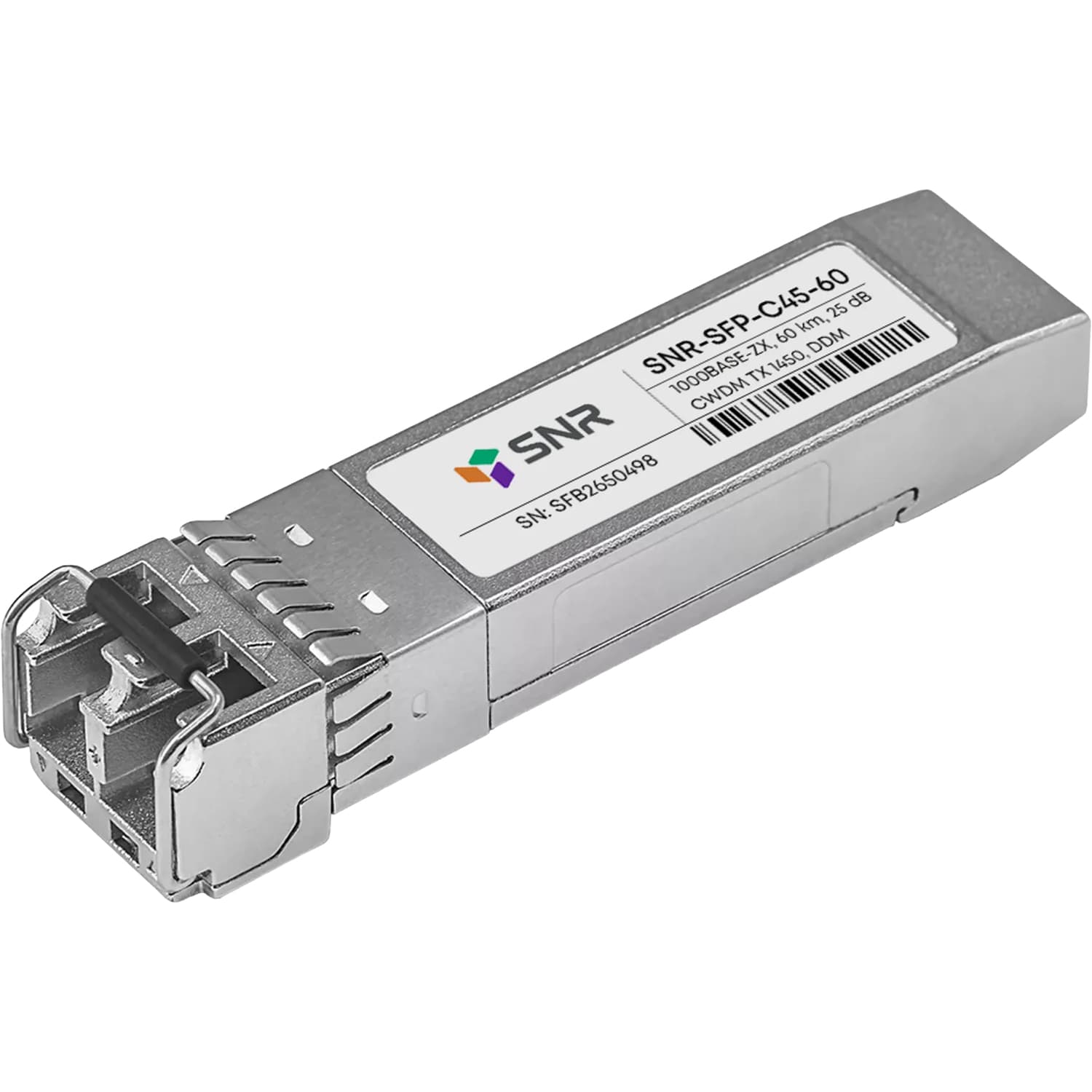 SNR SNR-SFP-C45-60 Модуль SFP CWDM оптический, дальность до 60км (25dB), 1450нм
