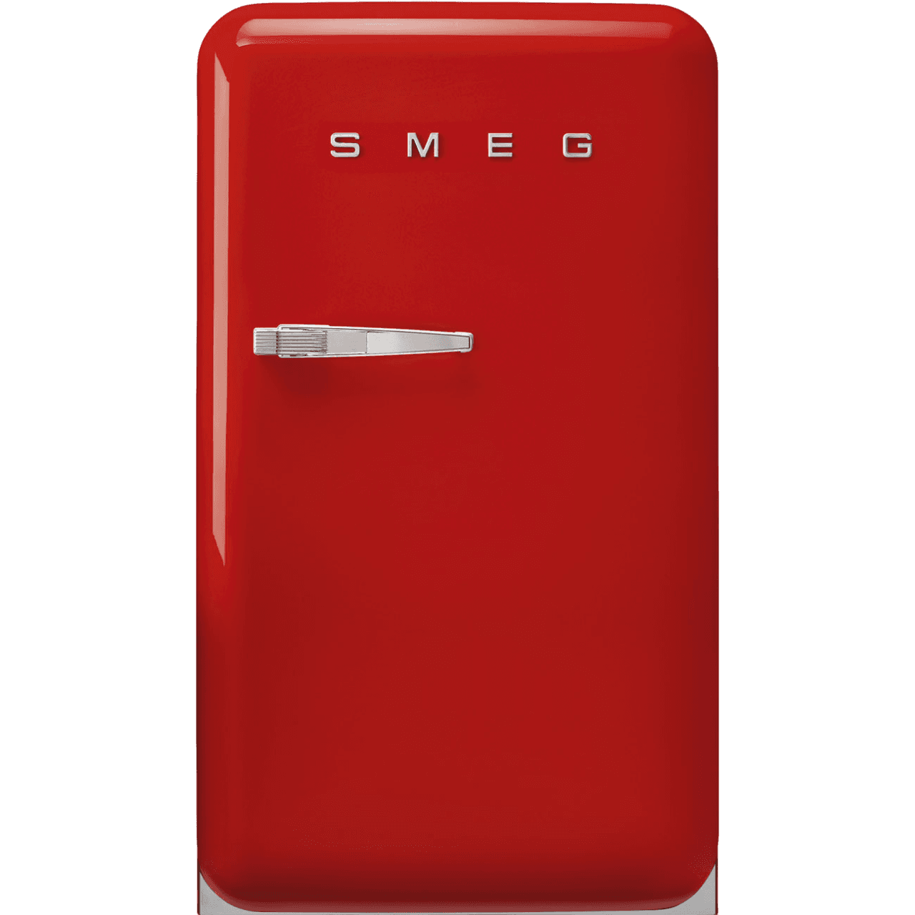 Холодильник SMEG/ Холодильник SMEG, отдельностоящий, стиль 50-х, однокамерный, внутренняя морозильная камера, объем 122 л, стандартный компрессор, энергоэффективность D, цвет красный