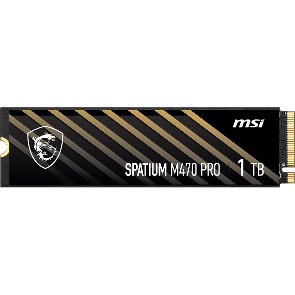 Накопитель SSD MSI M.2 2280 1Tb SPATIUM M470 PRO Client SSD S78-440L0J0-P83, PCIe Gen4x4 with NVMe