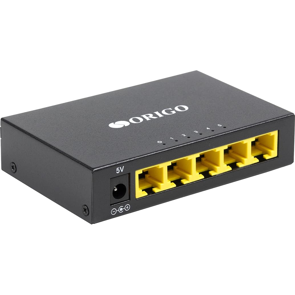 ORIGO OS1205/A1A Коммутатор неуправляемый 5x100Base-TX металл
