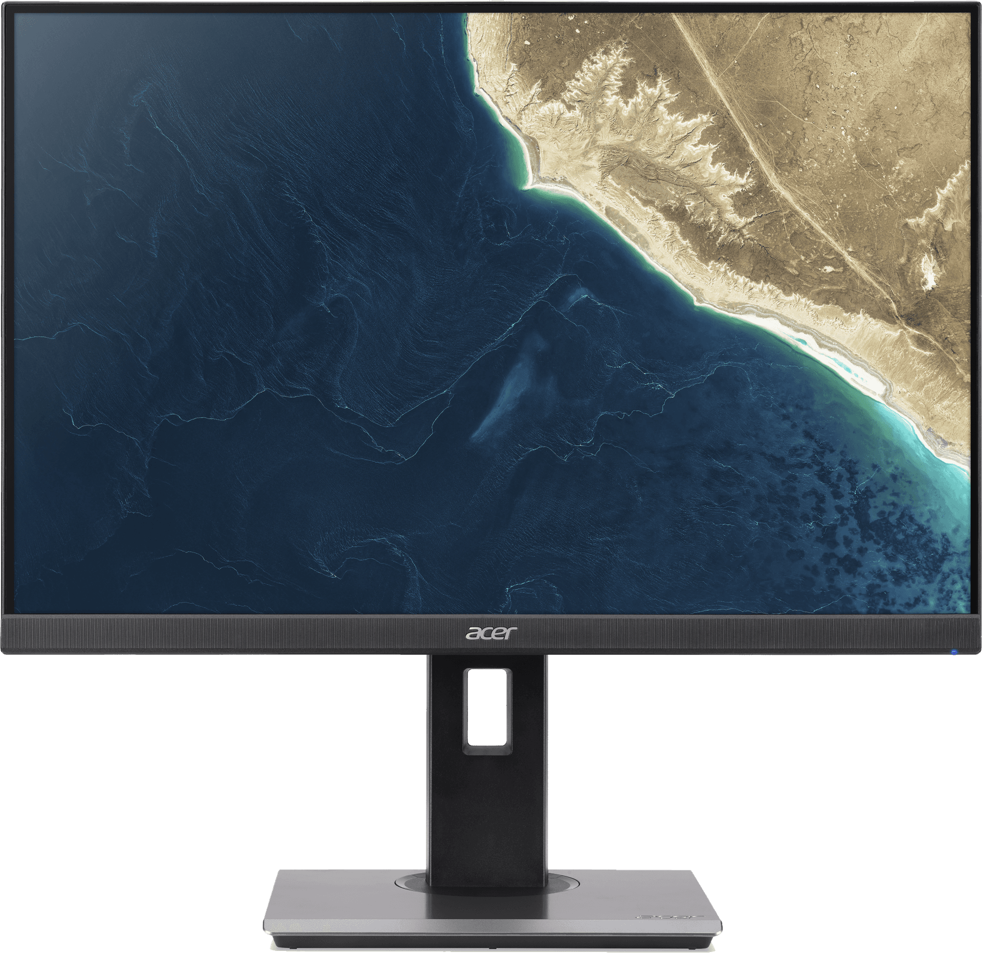 Монитор/ ACER B247YGbmiprzxv 23,8'', ZeroFrame, Black Matt, 85% PCR, 5% OBP, 16:9, IPS, 1920x1080, 4ms, 250cd, 120Hz, 1xVGA + 1xHDMI(1.4) + 1xDP(1.2) + SPK + Audio in/out + USB3.2x4(1up 4down), Speakers 2Wx2, sync: FreeSync , hadj 165, Vesa:100x100