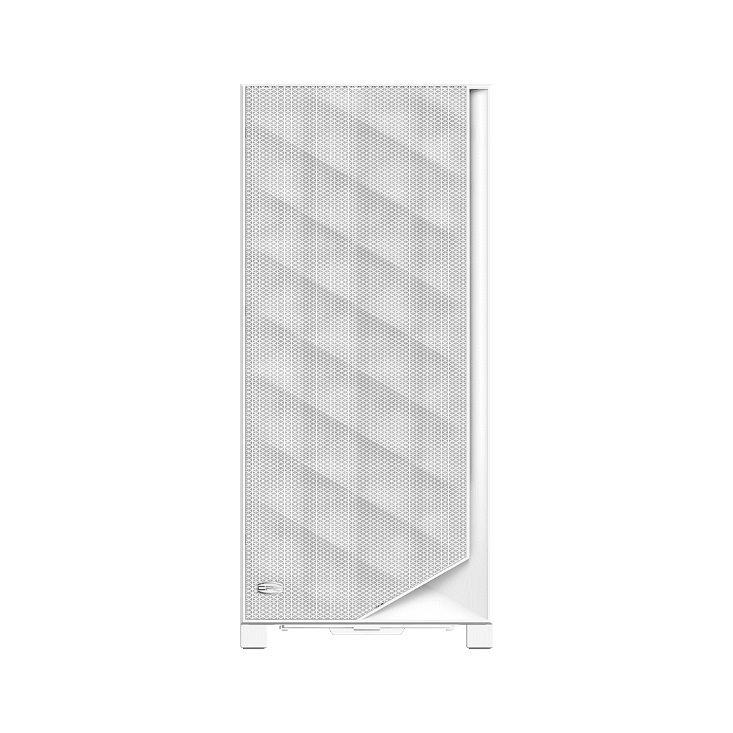 Корпус без блока питания/ Case PCCooler C3D510 WH, Midi-Tower, TG, Mesh, no fans, 2xUSB-A 3.0, E-ATX, ATX, mATX, mITX White