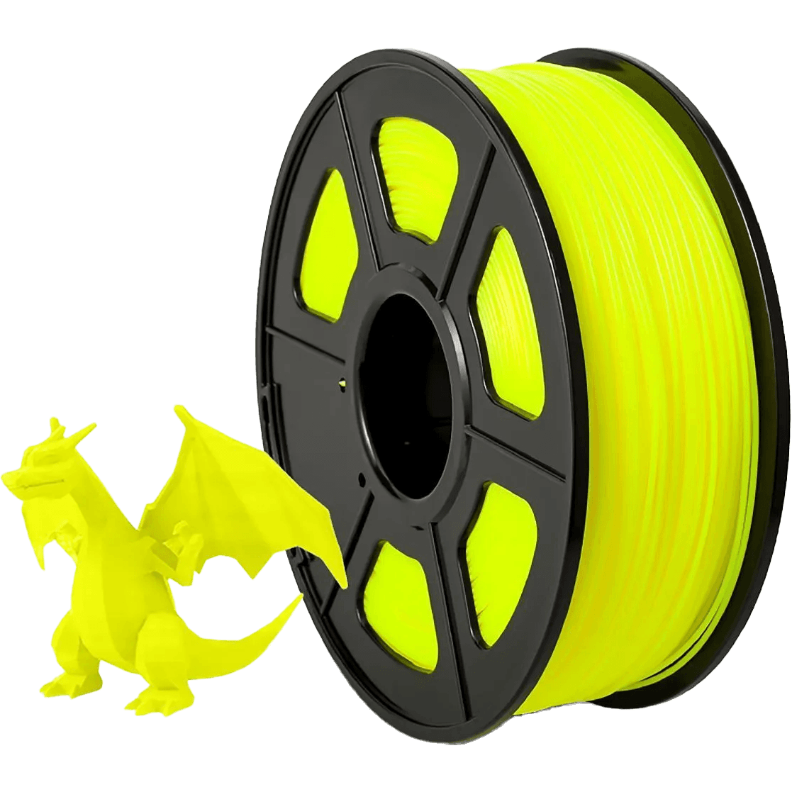 -/ Филамент NVPRINT ABS Yellow для 3D печати диаметр 1.75мм длина 330 метров масса 1 кг
