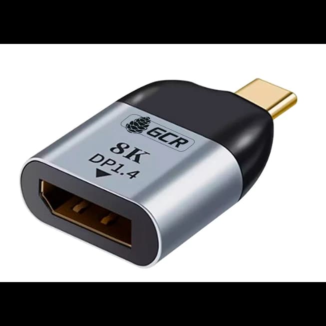 GCR Переходник USB Type C > DisplayPort 1.4 8K, M/F, GCR-53390