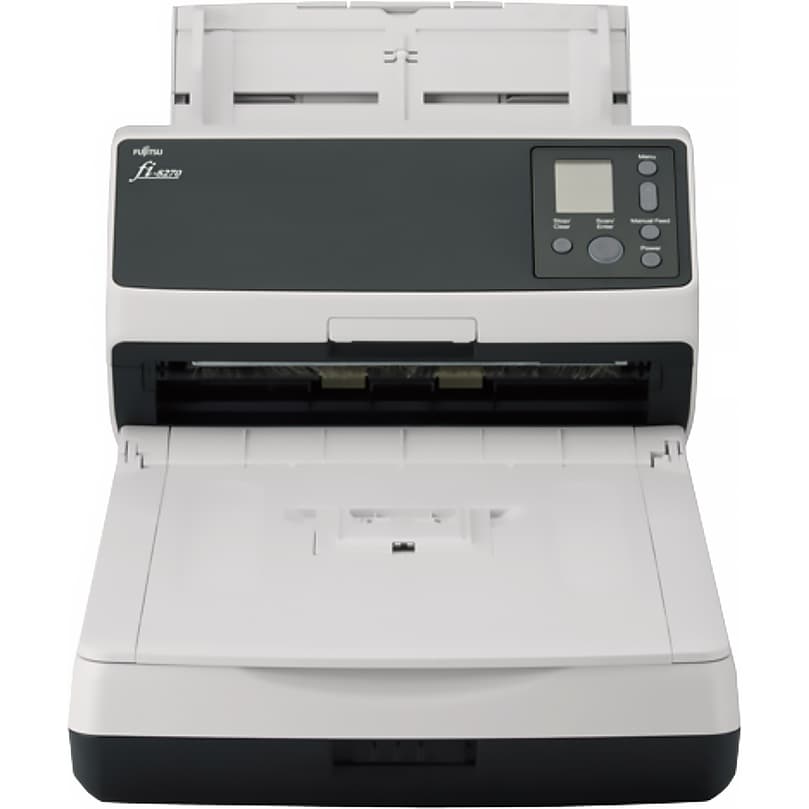 Ricoh(PFU) fi-8270 Документ сканер А4, двухсторонний, 70 стр/мин, автопод. 100 листов, cо встроенным планшетом, USB 3.2, Gigabit Ethernet/ Ricoh(PFU) fi-8270, Document scanner, A4, duplex, 70 ppm, ADF 100 + Flatbed, USB 3.2, Gigabit Ethernet