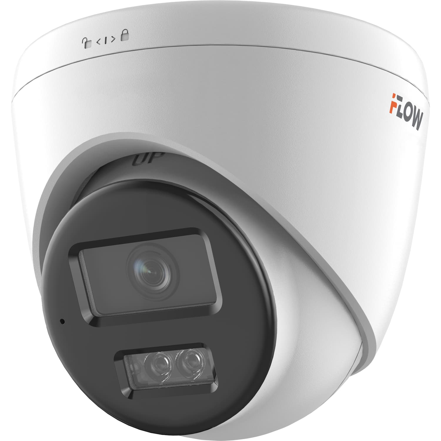 iFLOW F-IC-1342CM(2.8mm) Eco 4Мп уличная IP-камера с гибридной Smart-подсветкой и встроенным микрофоном