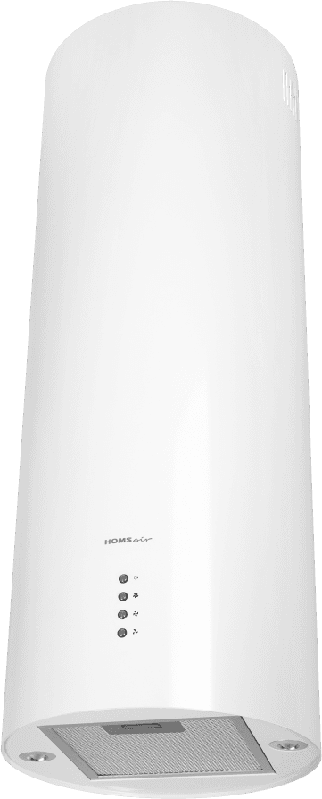 Кухонная вытяжка HOMSair/ Кухонная вытяжка HOMSair ART 1050WL 35 БЕЛЫЙ, комбинированное управление, LED освещение, 3 режима работы, производительность 1050 м3/ч, уровень шума 65 дБ