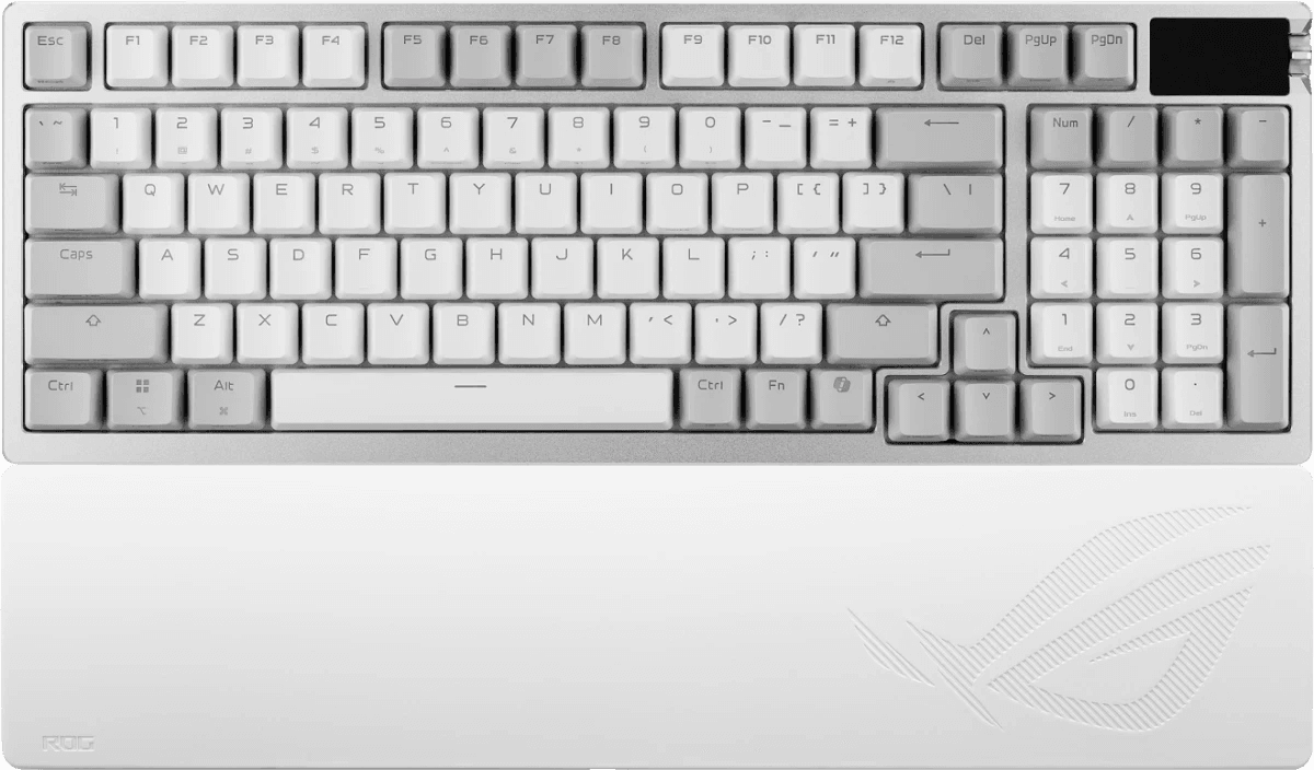 Клавиатура ASUS M901 ROG AZOTH 96 HE/WHT/HFXV2/RU/ABS/ ASUS M901 ROG AZOTH 96 HE/WHT/HFXV2/RU/ABS