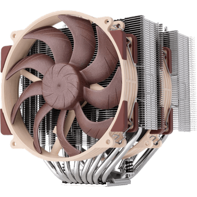 Кулер для процессора/ CPU Cooler Noctua NH-D15 G2 LBC (228W, 4-pin PWM, 168mm, Al/Cu, 8x6mm, 2x140mm, 91.5CFM, 24.8dBA, 1500RPM, S: 1851/1700/1200/115X, AM5/AM4, Beige/Brown)