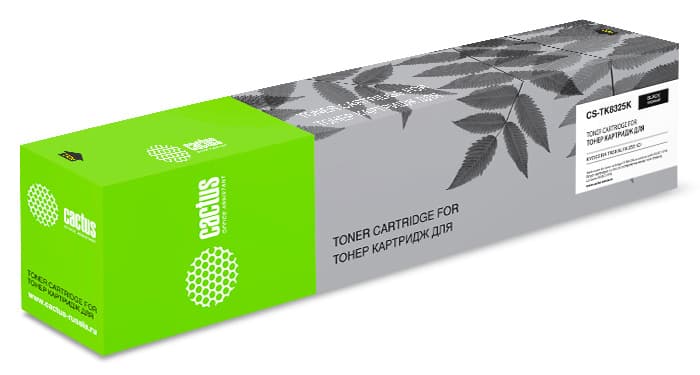 -/ Картридж лазерный Cactus CS-TK8325K TK-8325K черный (18000стр.) для Kyocera Taskalfa-2551CI