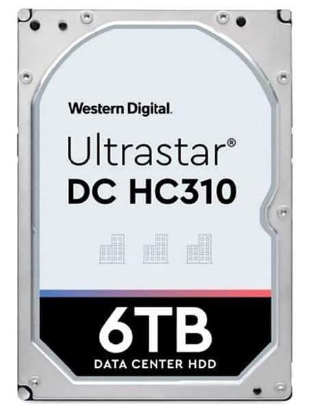 Жесткий диск/ HDD WD SAS Server 6Tb Ultrastar 7200 12Gb/s 256MB 1 year warranty (replacement ST6000NM020B, ST6000NM029A)
