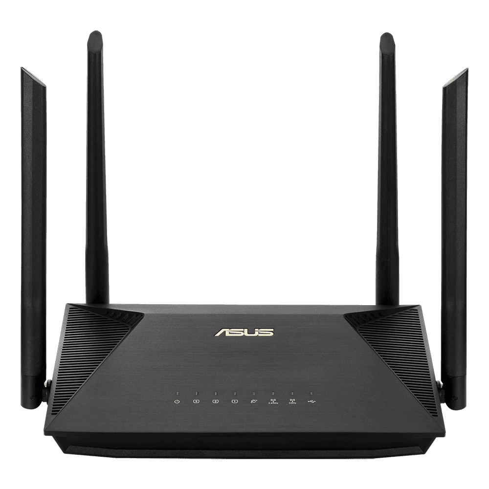 Маршрутизатор ASUS RT-AX53U WiFi 6 3x1G USB 1201+574Mbps 5GHz/2.4GHz (90IG06P0-MO3510)