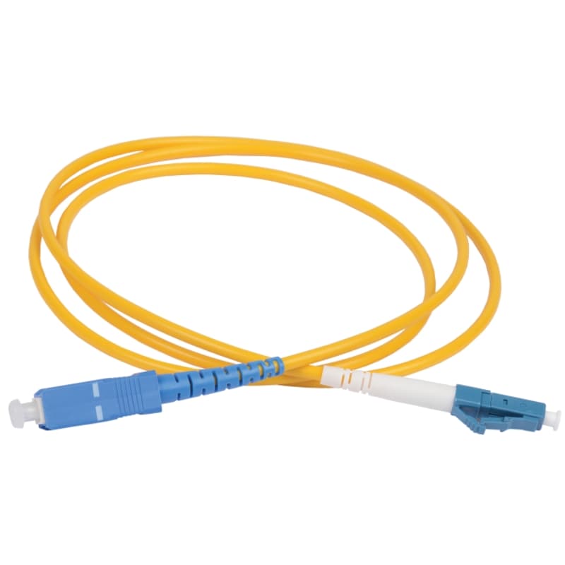 Оптический патч-корд, SM, 9/125 (OS2), LC/UPC-SC/UPC, (Simplex), LSZH, 2м