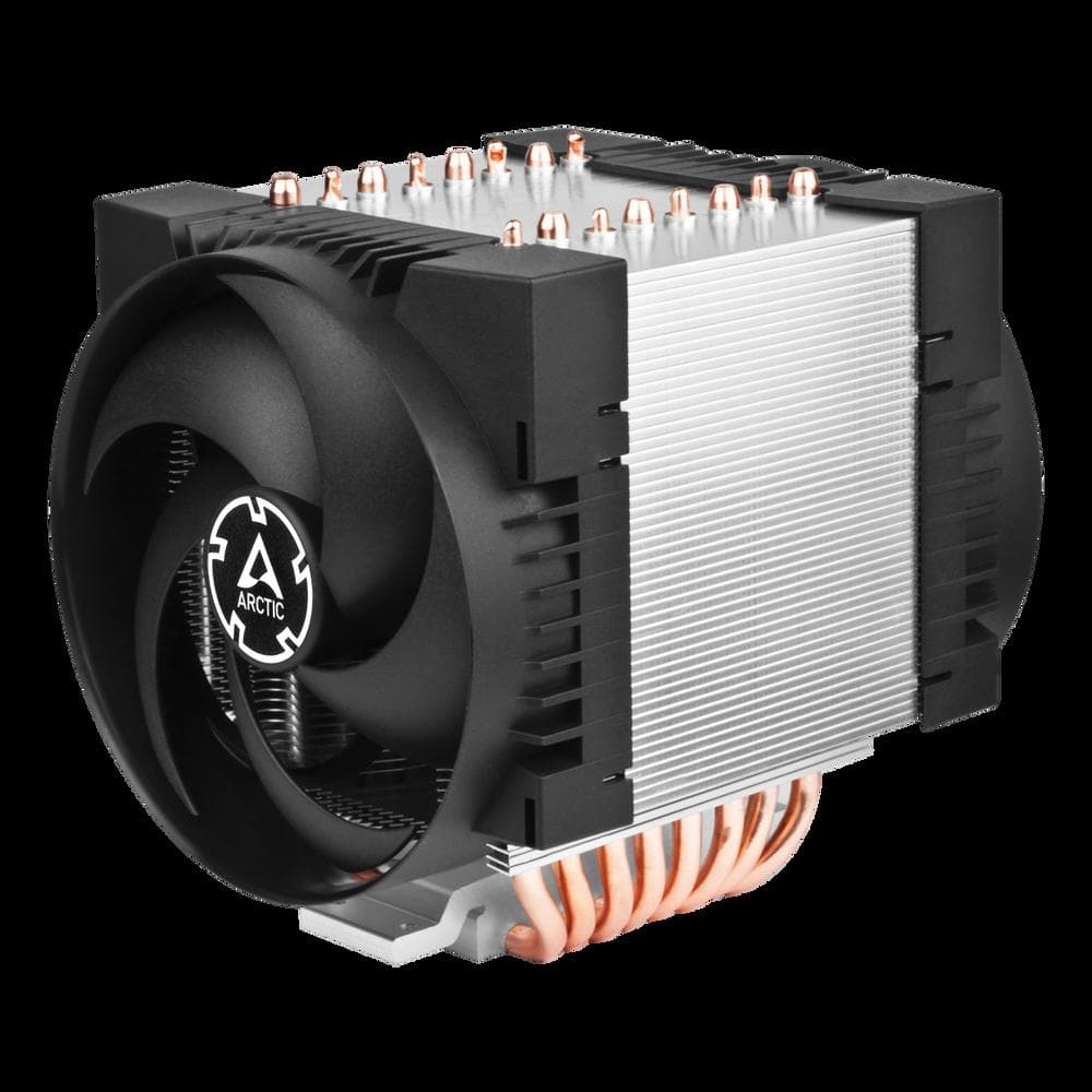 Вентилятор для процессора Arctic Cooling ARCTIC Freezer 4U-M Rev. 2 Retail (Intel: LGA4189, LGA4677 AMD: SP6, sTR5, SP3, TR4 Ampere: Altra (LGA4926), Максимальное тепловыделение процессора (TDP):350 Вт , Количество тепловых трубок: 8 шт) (ACFRE00133B)