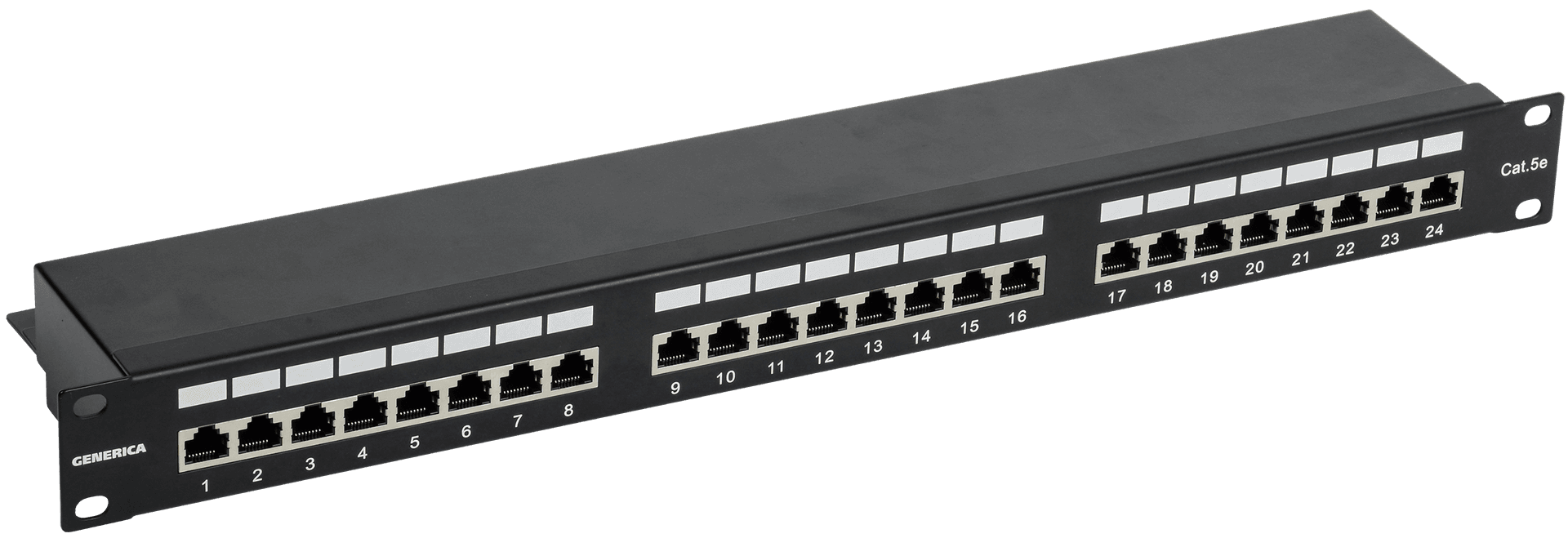 Патч-панель ITK PP24-1UC5EF-K05-G 19" 1U 24xRJ45 кат.5E FTP