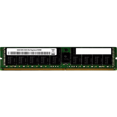 Оперативная память/ 64GB RDIMM, 5600MT/s, Dual Rank