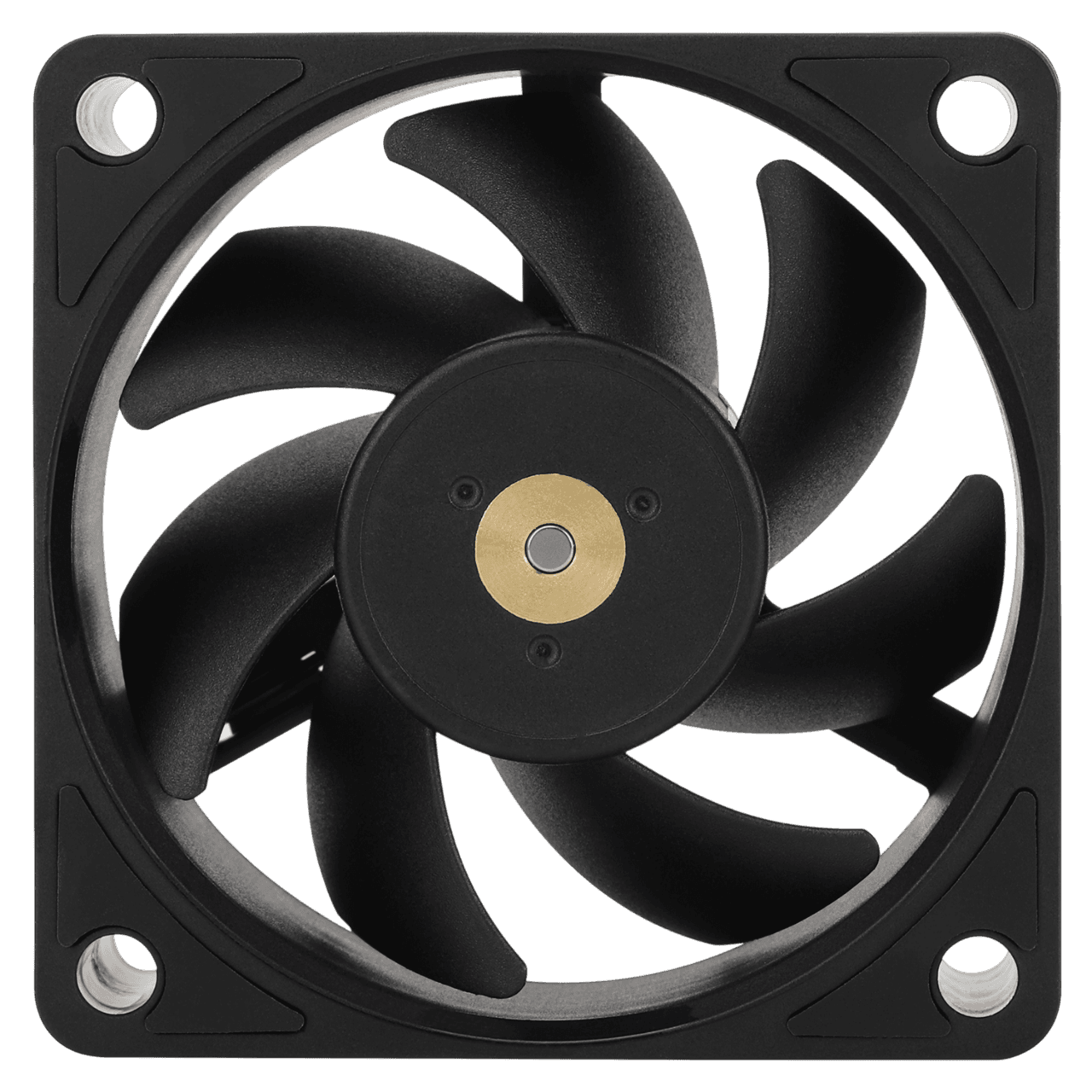 Кулер для корпуса/ Case Cooler Thermalright TL-B6B (60x60x25mm, 4-pin PWM, 16.17CFM, 20.17dBA, 3200RPM, Black)
