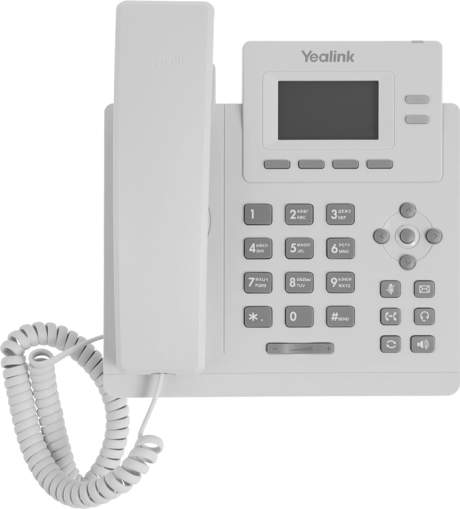 Телефон IP Yealink SIP-T31P Light Gray серый