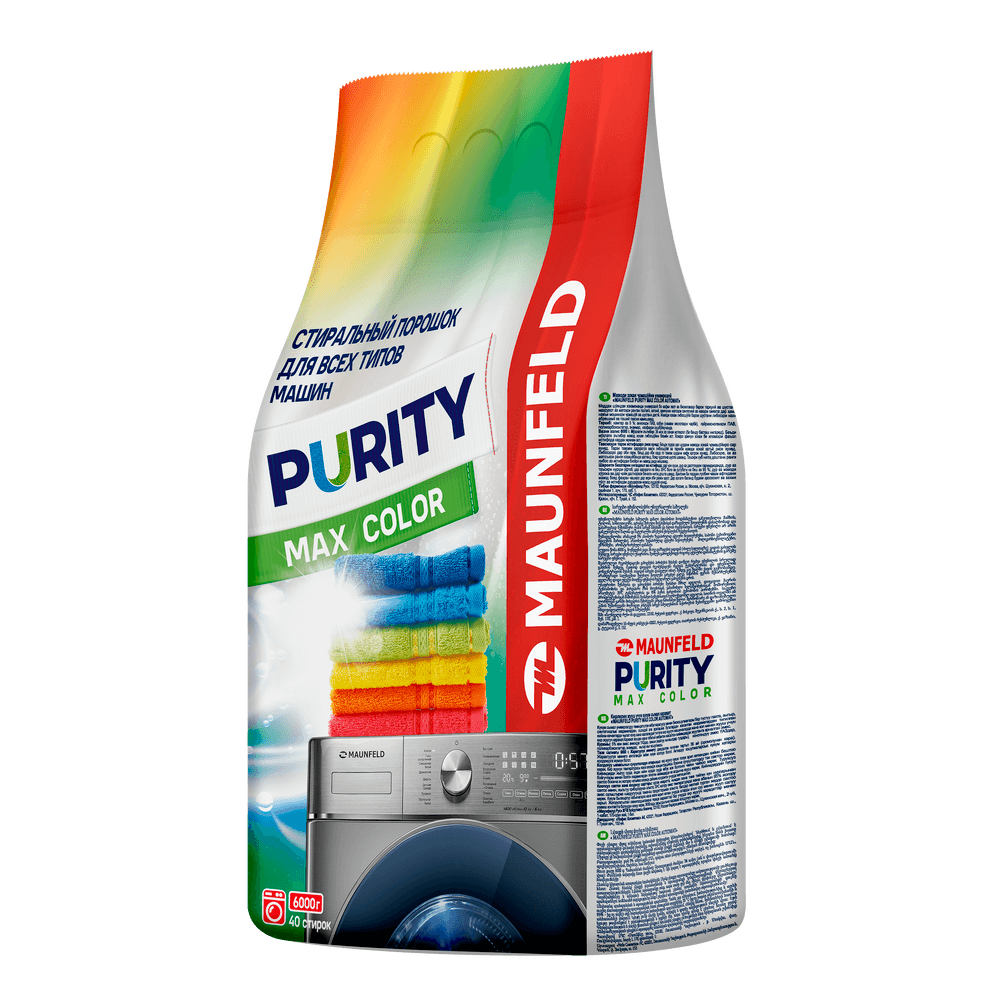 Стиральный порошок MAUNFELD/ Стиральный порошок Maunfeld Purity Max Color Automat 6кг