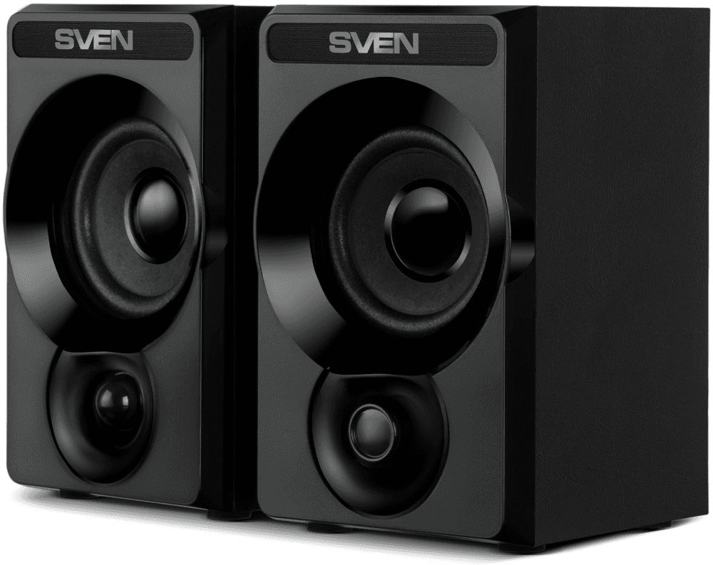 SVEN SPS-535, чёрный, акустическая система 2.0, USB, мощность 2x3 Вт(RMS)