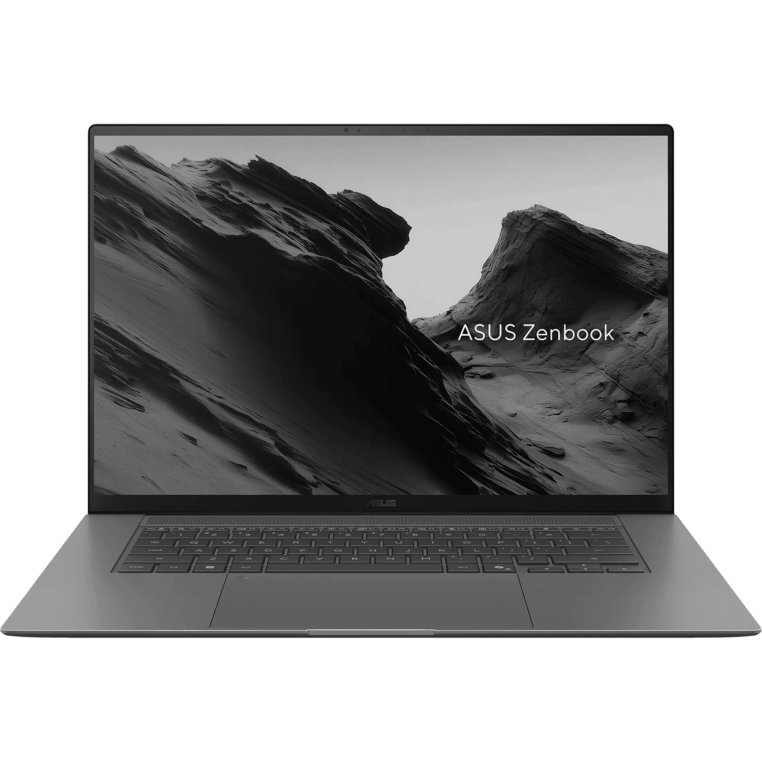 Ноутбук/ ASUS UM5606GA-SS179W 16"(2880x1800 OLED)/AMD Ryzen AI 9 465(2Ghz)/32768Mb/1024PCISSDGb/noDVD/Int:AMD Radeon/Cam/BT/WiFi/83WHr/war 1y/1.5kg/Antrim Gray/Win11Home + алюм корп; +чехол