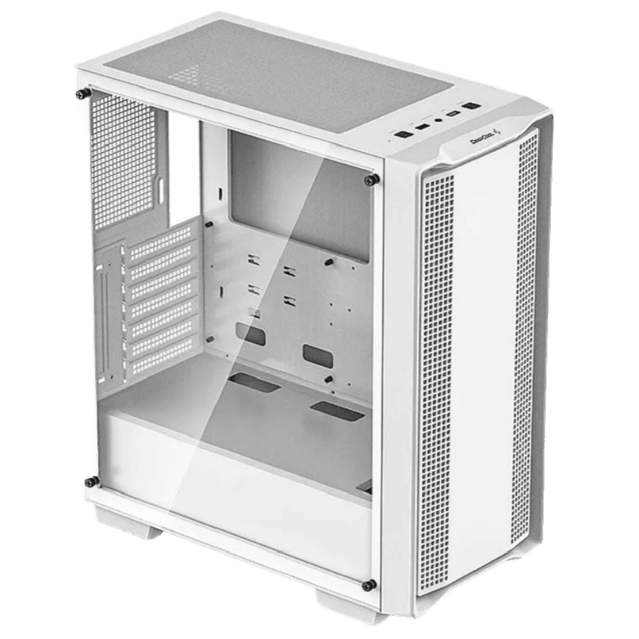 Корпус ПК без блока питания/ Case Deepcool CC560 WH Limited, Midi-Tower, TG, no fans, 1xUSB-A 3.0, 1xUSB 2.0, ATX, mATX, mITX White
