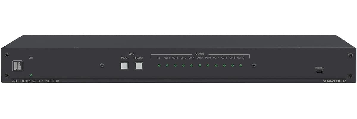 Усилитель-распределитель 1:10 HDMI; поддержка 4K60 4:4:4, HDMI 2.0/ 1:10 4K HDR Distribution Amplifier