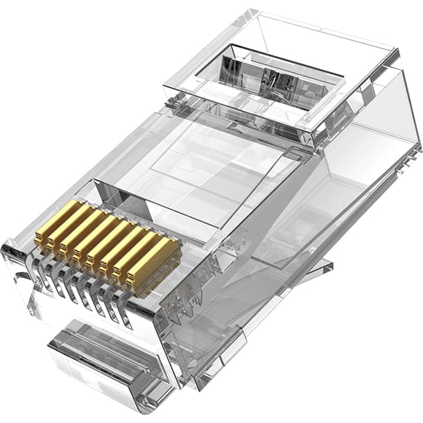 Коннектор Vention RJ45 (8p8c), UTP, cat. 6A, под витую пару (10шт.)