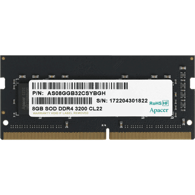Модуль памяти для ноутбука APACER SODIMM 8GB DDR4-3200 ES08G21GSH