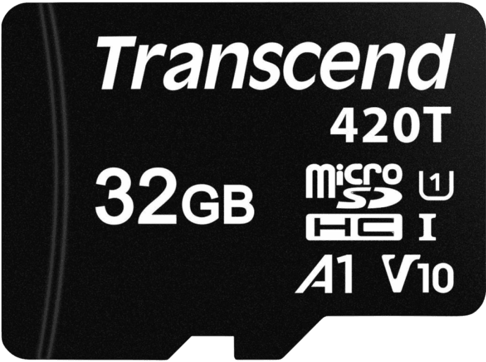 Карта памяти/ Transcend 32GB microSDHC R/W 95/70 mb/s A1 U1, 3D TLC (no adaptor) Embedded