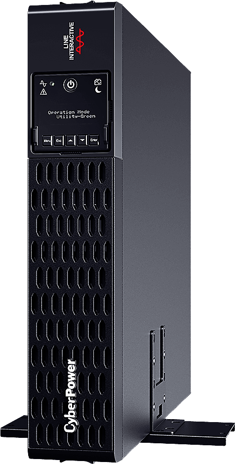 PR1500ERTXL2U - Источник бесперебойного питания, CyberPower, PR1500ERTXL2U, Мощность 1500ВА/1500Вт, PRIII-серия, Линейно-интерактивный, Стоечный 2U, LCD/Smart/BMS/USB/RS232/EPO/RJ11/RJ45/Serial/Сухие контакты, AVR: 159-288В, АКБ 12В/9Ач*4шт., Вых: 10xIEC C13, Чёрный
