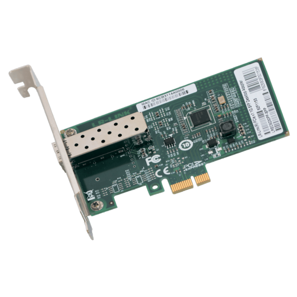 LR-LINK <LREC6230PF-SFP> Gigabit SFP Port Fiber Ethernet Adapter PCI-Ex1 (1SFP 1Gbps)