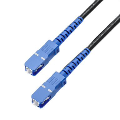 GCR PRO Патч-корд оптический 10.0m соединительный SC/UPC - SC/UPC Simplex одномодовый SM 9/125, LSZH, черный