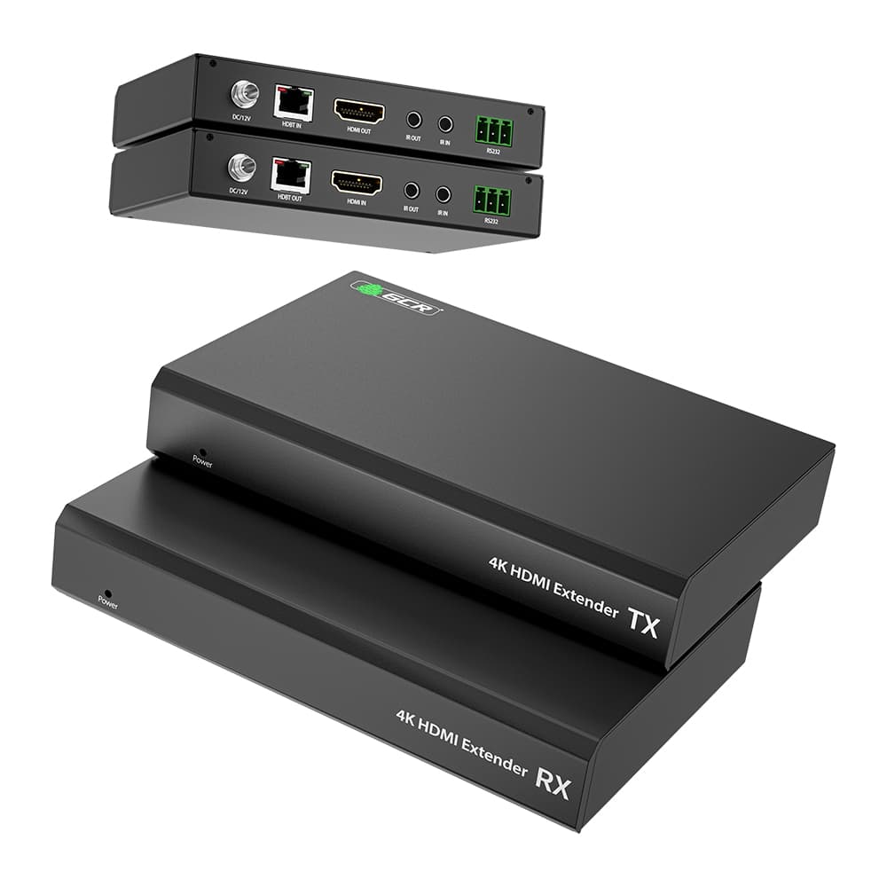 GCR PRO Удлинитель HDMI по витой паре с поддержкой HDBaseT 4K до 40М, 1080P до 70М передатчик + приемник, 4:2:0, 2-Way IR & POC, RS232, GCR-54691