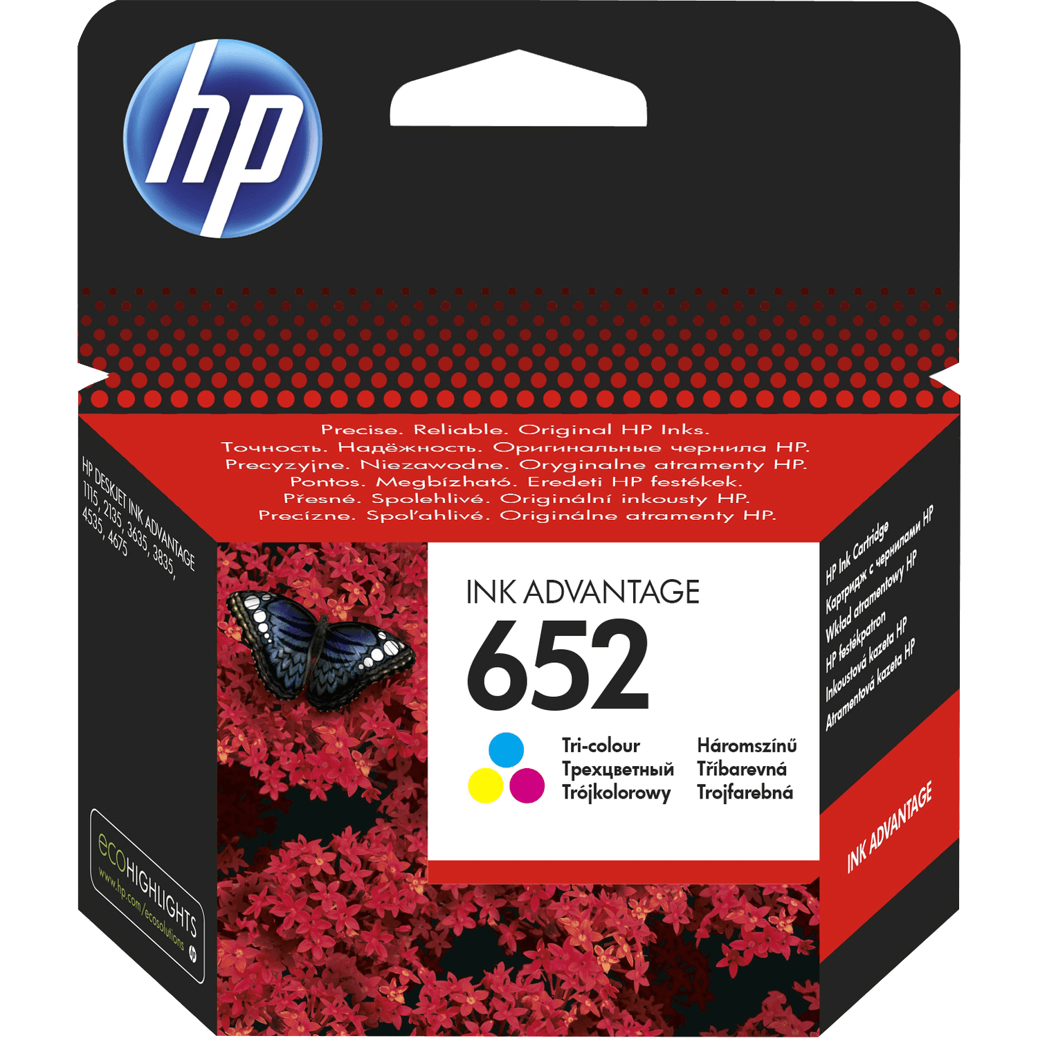Картридж/ HP 652 Tri-colour Ink Cartridge