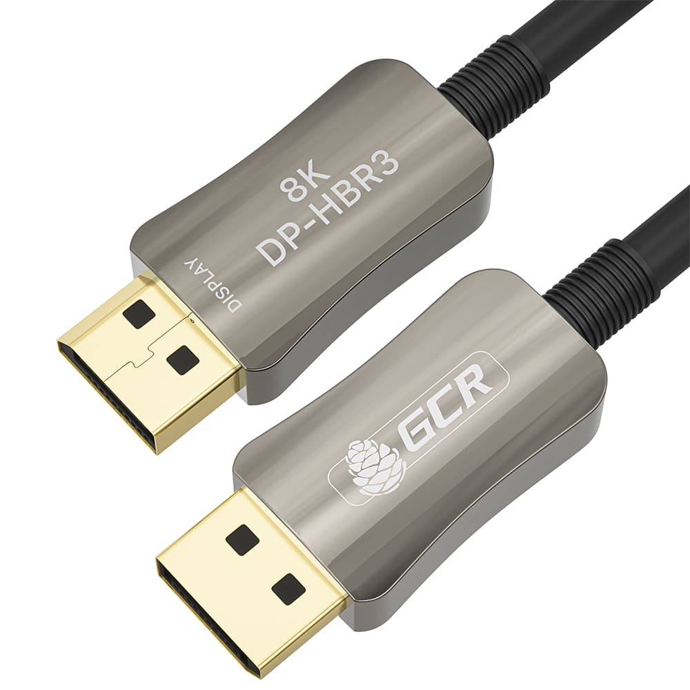 GCR PRO Кабель 3.0m оптический DP v1.4 Ultra HD 8K 60Hz, 4K 144Hz, HBR3, 32.4 Гбит/с