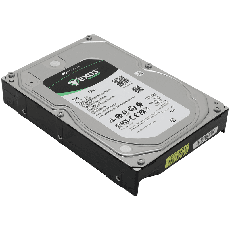 Жесткий диск/ HDD Seagate Exos 7E8 SATA 2Tb 7200 6Gb/s 256Mb 1 year warranty