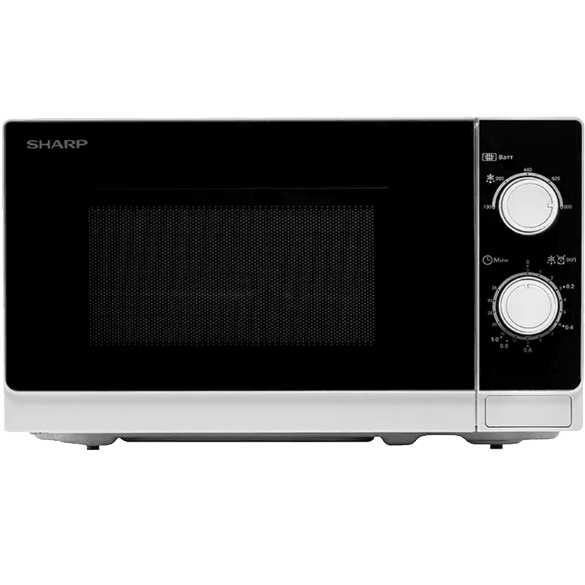 Микроволновая печь Sharp/ 20 л, 800 Вт, эмаль, белый