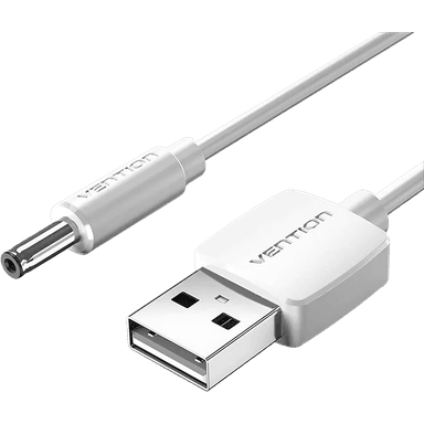 Кабель Vention USB AM/DC-jack 3.5мм M - 0.5м Белый