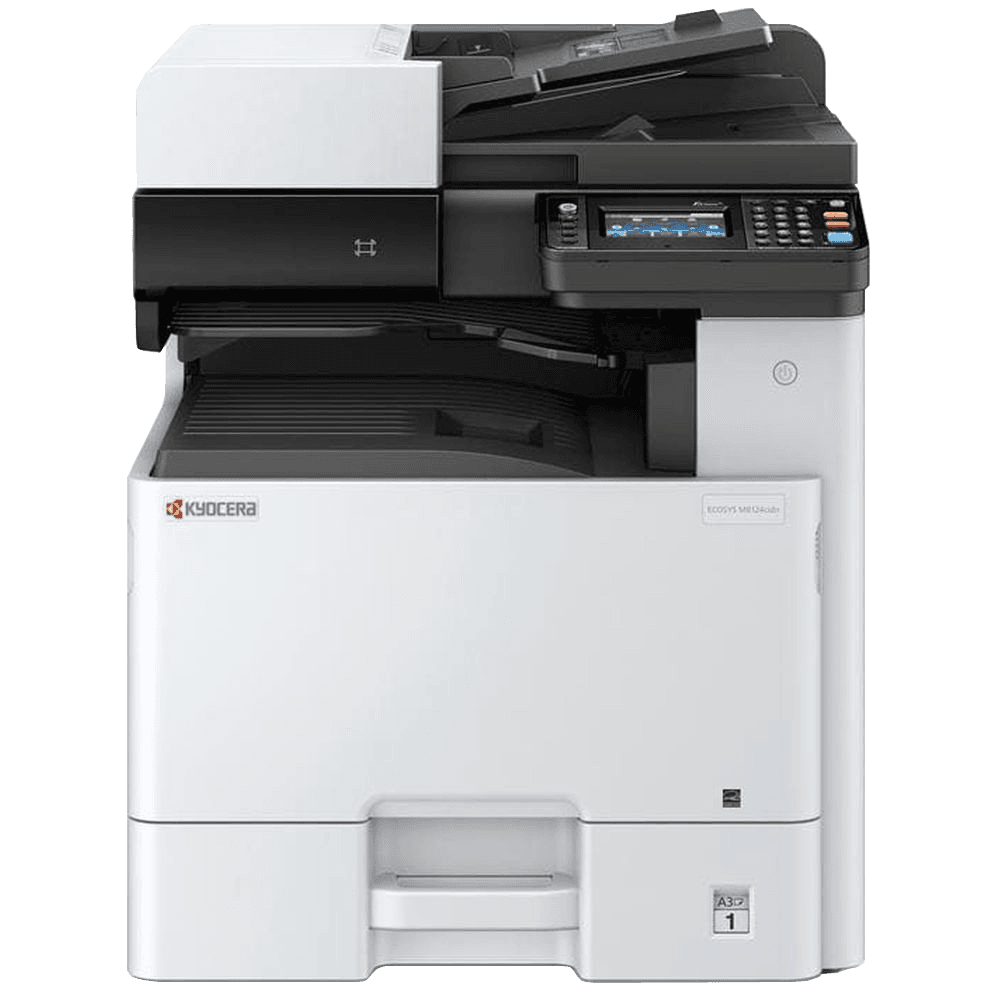 МФУ лазерный Kyocera ECOSYS M8124cidn, A3, цветная печать (Азия альт. 1102P43NL0, тонер TK-8110 C/M/Y/K)