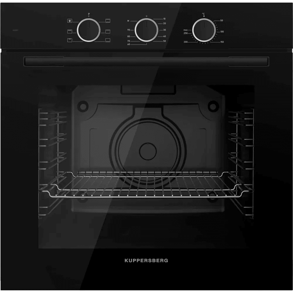 Электрический духовой шкаф Kuppersberg/ 60 см, 80 л, High-Tech, 6 режимов, паровая очистка, черный цвет