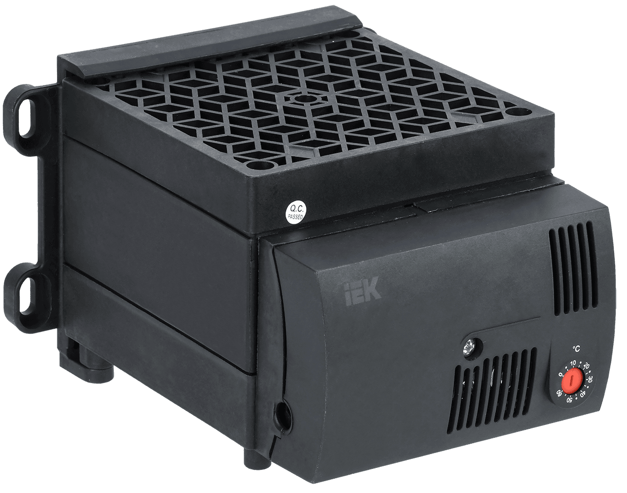 Обогреватель на DIN-рейку ОДР (вент.+терм.) 900Вт IP20 IEK