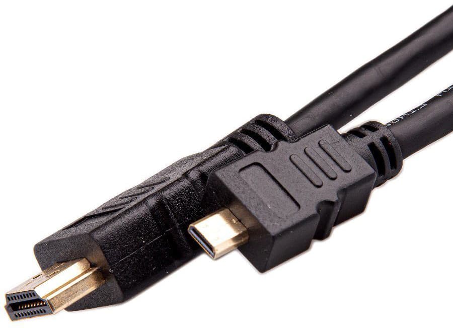 Кабель/ Кабель HDMI-19M --- MicroHDMI-19M ver 2.0+3D/Ethernet,1m Telecom <TCG206-1M>