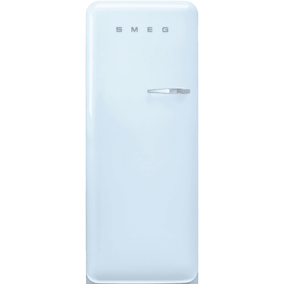 Холодильник SMEG/ Холодильник SMEG, отдельностоящий, стиль 50-х, однокамерный, внутренняя морозильная камера, объем 270 л, LED освещение, инверторный компрессор, энергоэффективность С, цвет пастельный голубой