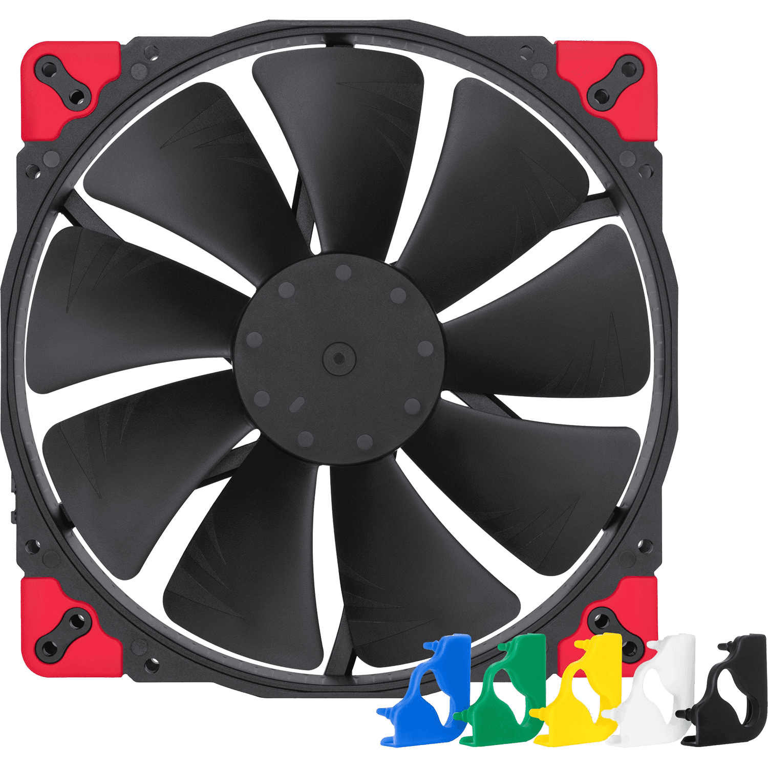 Кулер для корпуса/ Case Cooler Noctua NF-A20 PWM chromax.black.swap (200x200x30mm, 4-pin PWM, 86.46CFM, 18.1dBA, 800RPM, Black)