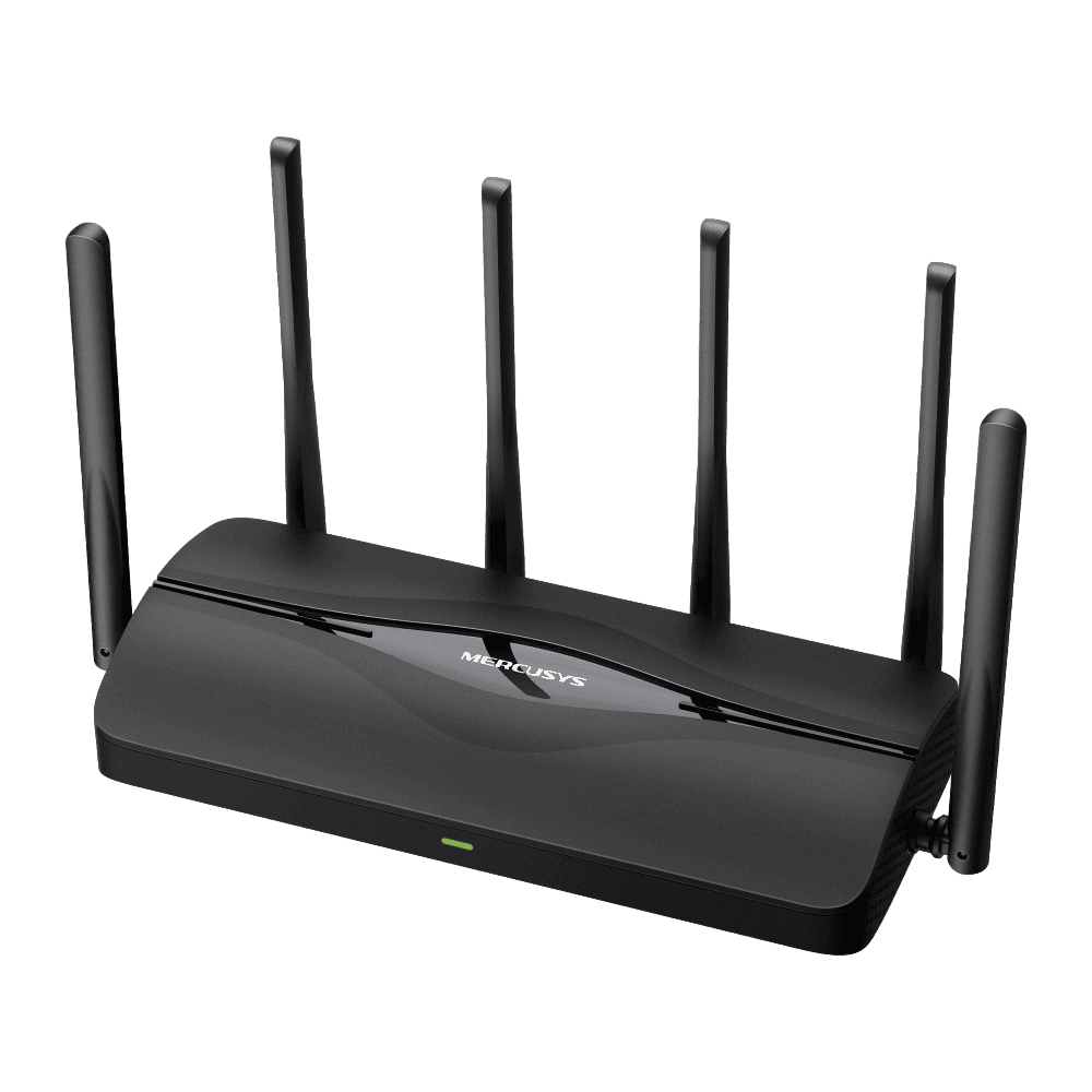 Mercusys MR37BE Двухдиапазонный роутер Wi-Fi 7 BE6500, 2,4/5 ГГц, до 6448 Мбит/с, WAN 1x2,5Гбит/с, LAN 1x2,5Гбит/с