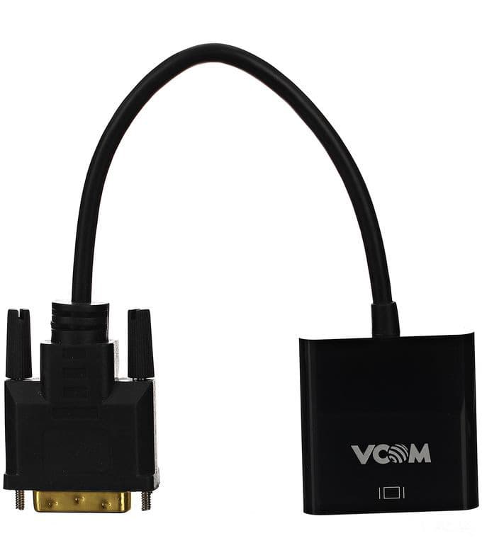 Кабель-переходник/ Кабель-переходник DVI-D 25M ---> VGA 15F VCOM <CG491>