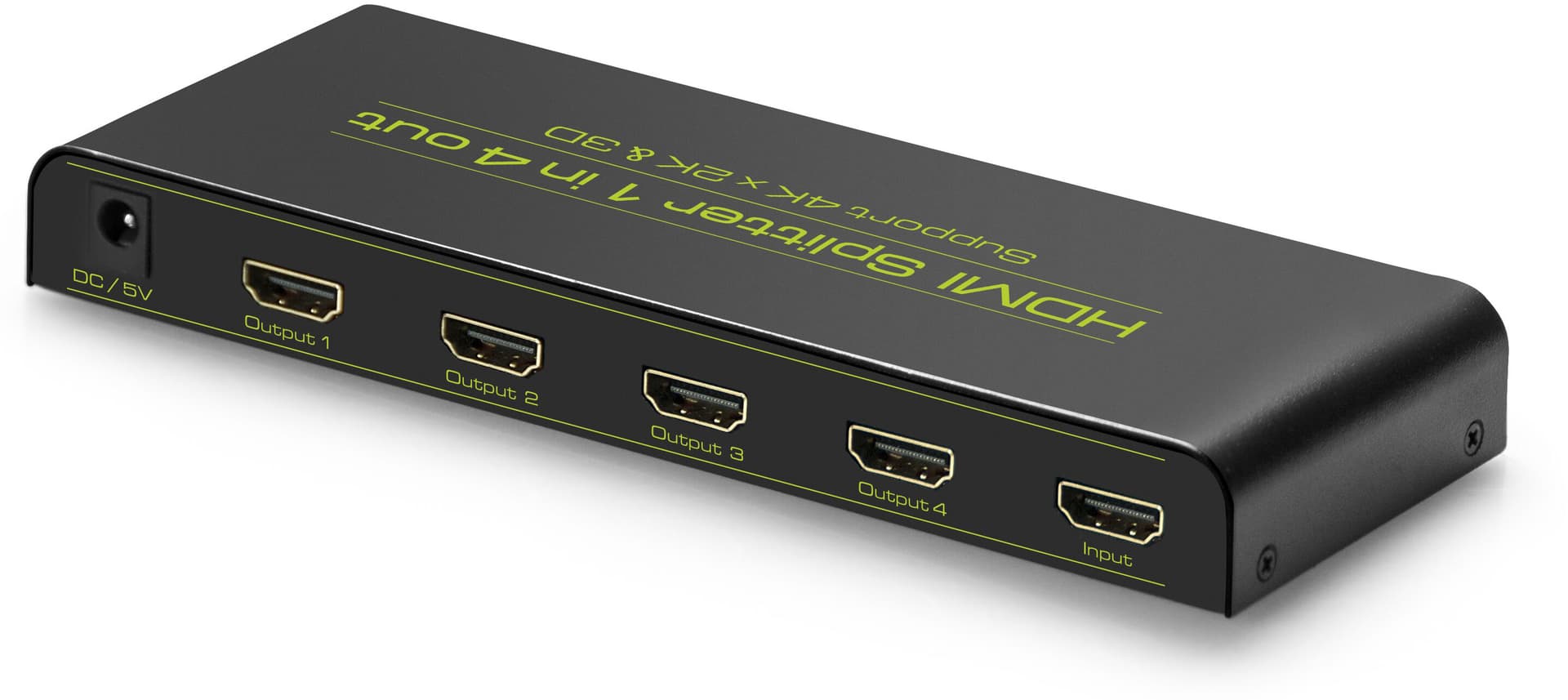 GCR Разветвитель HDMI v1.4, 1 на 4 выхода, 4Kx2K 30Hz / 1080p 120Hz + индикация